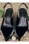6cm Thin Heels, Closed Front, Open Back, Satin Look, Microfiber Women's Evening Dress Shoes - 4