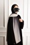 Gradient Soft Shawl - Black