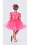 BabyAden Sequin-Embellished Tulle Puffy Birthday Party Costume Short Balloon-Sleeve Formal Girls' Dress - 8