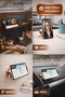 Rose 360 °   Magnetic Metal Phone Holder – Magnetic Stand That Sticks to Torpedo & Cabinets - 5