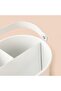 Organizer Basket with Bath Compartment - White - 4 Lt - 4