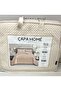 New Generation Nubuck Summer - Winter Modern Luxury Bedspread, Pollen, Anchor, Single Size, Beige - 3