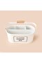Organizer Basket with Bath Compartment - White - 4 Lt - 3
