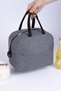Food Carrying Flat Gray Bag Thermal Insulated Thermal Bag Lunch Bag Puffin - 2
