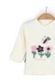 Baby Girl 100% Cotton Süzene Tulip Embroidered Hat, 3-Piece Bodysuit Set with Gloves - 4