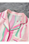 Pink Striped Shirt and Shorts Pyjama Set - 4