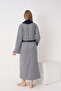 Plus Size Maternity Dressing Gown Set Beige Blue Gray XL XXL 3XL 4XL - 7