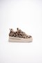 Women's Leopard Patterned Hidden Heel Sneaker Bp04Ms01E - 7