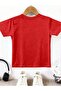Children's Chicken Banana Printed Oversize Comfortable Daily Use Combed Cotton T-Shirt - 3