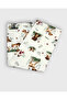 Deer Patterned Single Layer Muslin Blanket – 1 Month / 6 Months / 12 Months Unisex Baby Muslin Blanket - 4