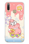 General Mobile Gm 10 Compatible Patrick Star Patterned Transparent Phone Case