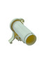 Folded Curtain Cream Hexagonal Spindle Rope Tube Reel Right - 8