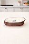 19 cm Porcelain Kayak Plate – Stylish and Multi-Purpose Serving Plate, Gift Presentation Plate, 4 Pcs - 8