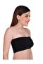Women's Strapless Seamless Padded Bandeau Tube Top Bra, Removable Pads, Size S to 2XL - 4