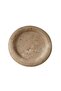 Beige Travertine Round Tray 20x3cm dia - 2