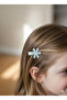 Girl's Buckle 6 Pieces Clip-On Heart and Snowflake - 3