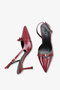 Venezia Women's Heeled Shoes - Burgundy Patent Leather - 5