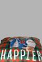 Cushion Cover 45X45 cm Teddy Bear Patterned – Babyface Fabric with White Piping and Hidden Zipper - 2