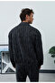 Men's striped zipper jacket - tie-front pants (top-bottom set) - 3
