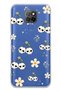 General Mobile Gm 20 Compatible Cherry Skull Pattern Transparent Phone Case