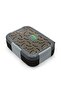 Kids Gray Mustard Bat Patterned Stainless Steel Lunch Box 39238 - 2