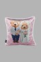 Cushion Cover 45X45 cm Teddy Bear Patterned – Babyface Fabric with White Piping and Hidden Zipper - 6