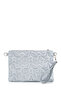 Star Stitched Clutch Star Women's Bag Silvery Silver - 2
