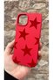 iPhone 11 Compatible Red Star Silicone Shock Absorbing Classic Protected Rubber Case - 3