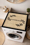 Stain-Resistant, Non-Slip, Washable Jute-Looking Washing Machine and Dryer Cover & Mat 60X60Cm