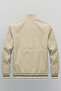 Classic Transitional Zip-Up Men's Jacket & Coat Cream - 5