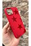 iPhone 11 Compatible Red Star Silicone Shock Absorbing Classic Protected Rubber Case - 4