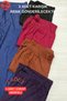 3 Pieces of Polka Dot Soft Viscose Fabric Elastic Waist Pajama Bottoms with Pockets / Color Mix Will Be Sent - 3