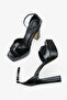 Liette Women's Heeled Evening Dress Shoes - Black - 5