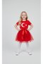 Girl's April 23 October 29 Performance Outfit Costume Tutu Skirt Short Sleeve Crescent Star Tshirt Set