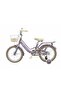 Qitong Bicycle With Basket 16 Inch Purple