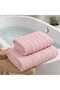 Vanilla Soft 2-Piece Wave Bath Towel Set