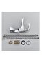 Bathroom Sink Faucet Chrome Color Modern Design Imported with 7 Years Warranty - 7