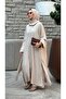 Fringed Mira Oversize Double Set-Mink