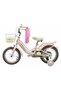 Qitong Bicycle With Basket 14 Inch Pink