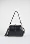 Women's 4-Compartment Lined Scholarship Handbag and Zipper Closure Handbag and Shoulder Bag - 2