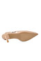 Beige Women's Thin Heeled Evening Dress Shoes 312569 Z - 5