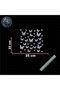Butterfly Pattern Coating 25X25 cm Jdm Car-Moto-Laptop Glass Sticker Hologram Optional Sticker - 3