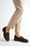 Meart Women's Genuine Leather Casual Shoes - Brown Suede - 6