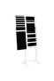 ALTA sideboard, white, 77x35x73 cm, solid pine wood - 7