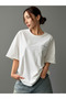 2-Pack Women's Printed Crew Neck T-Shirt - 4