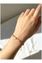 Colorful Stone Dorika Women's Bracelet – Minimal Dangle Bead Chain, Does Not Tarnish - 2
