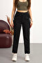 Women's High-Waisted Stretch Fabric Slim-Leg Trousers - 2