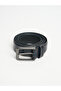 The Sovereign Line Formal Leather Belt – Navy with Black Lining