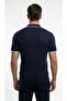Men's Zippered Polo Collar Knitwear T-Shirt Regular Fit Modern Classic - 3