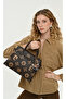 Coffee Snap Closure Adjustable and Detachable Strap Women's Shoulder Bag 05Pc25K10513